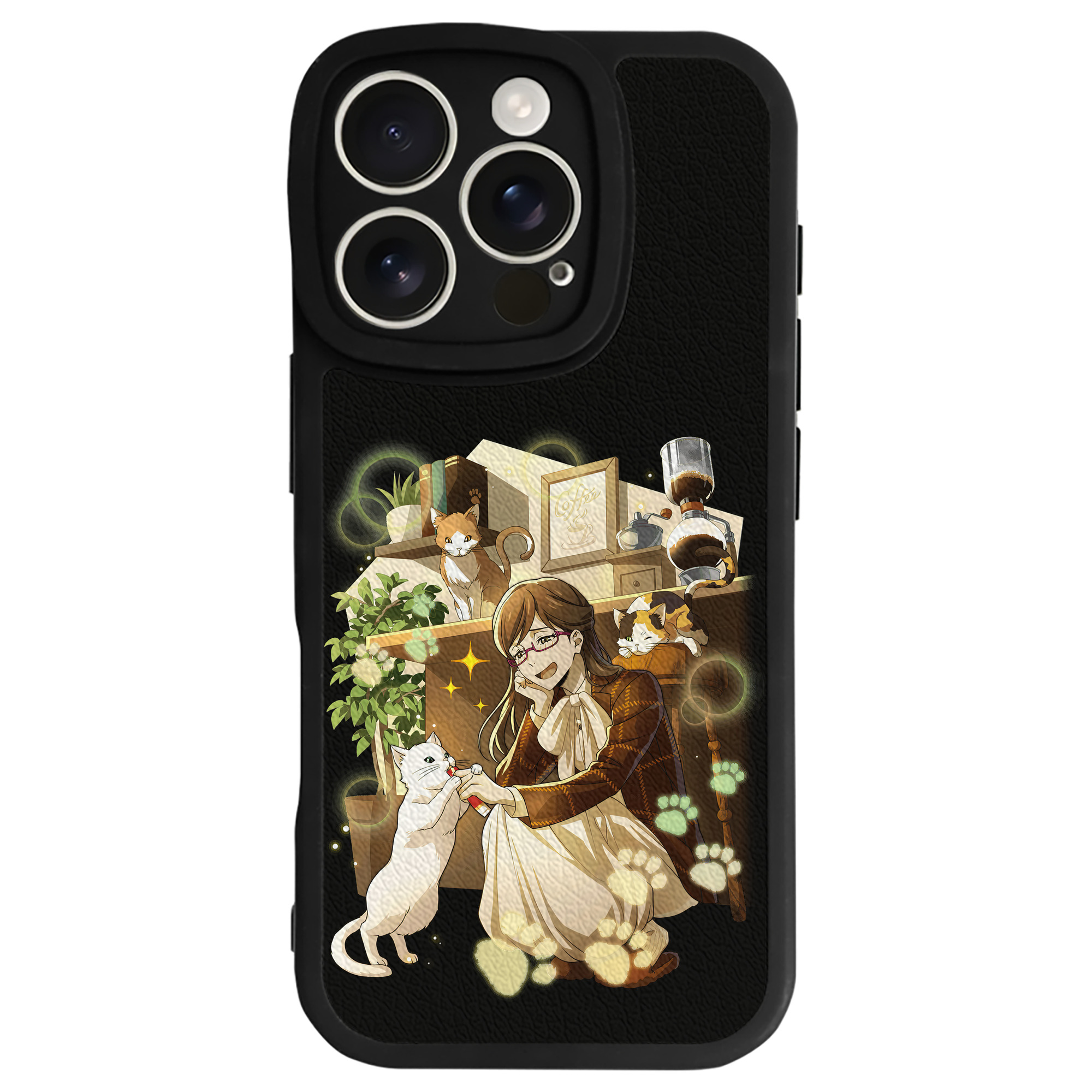 （画像用） 文豪ストレイドッグス Bungo Stray Dogs 【iPhone 16シリーズ対応】シリコンスマホケース（レザー調） 材質：シリコン